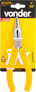 Alicate Bico Meia Cana Reto 6" 3662061505 Vonder