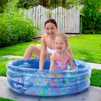 Piscina Inflável Meu Oceano 3 Anéis 88L Bel Fix