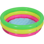 Piscina Inflável Colorido 3 Anéis 41L Bel Fix