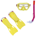 Kit Snorkel Máscara Mergulho Crusader Nadadeira Bel Fix