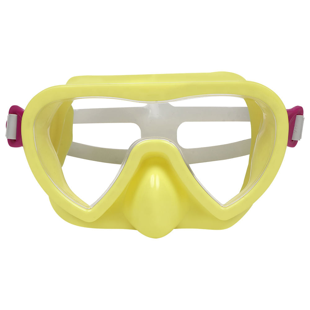 Kit Snorkel Máscara Mergulho Crusader Nadadeira Bel Fix
