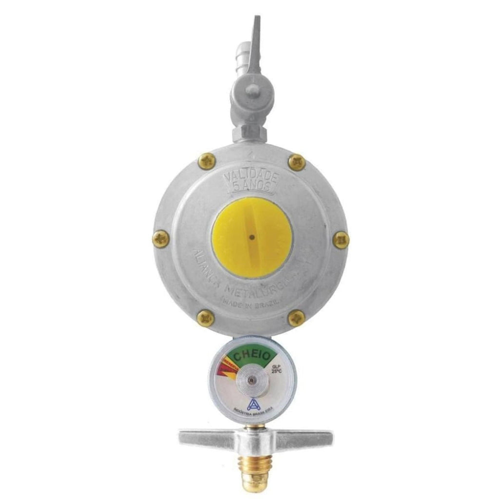 Regulador Gás com Manômetro 506/01 Aliança