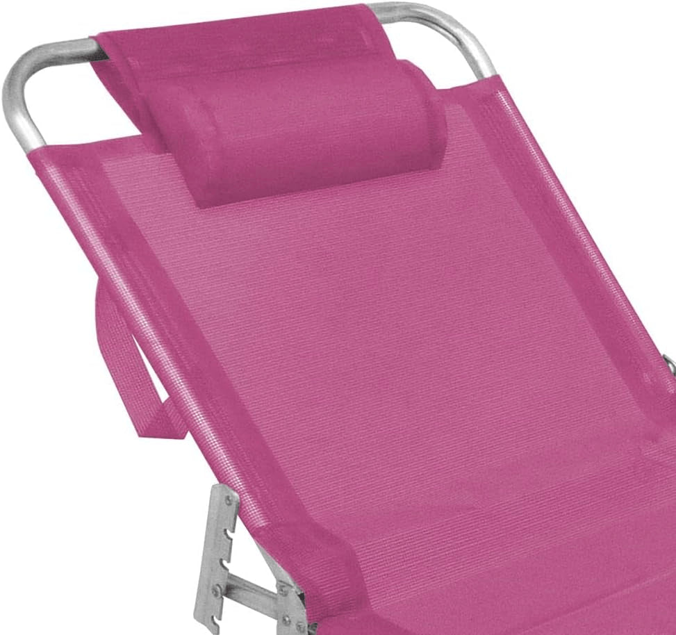 Cadeira Espreguiçadeira Alumínio Rosa - MOR – foto 3