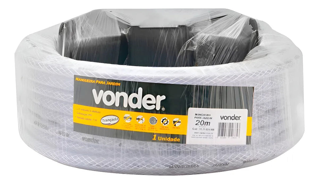 Mangueira Jardim Trançada Suporte 20m Vonder