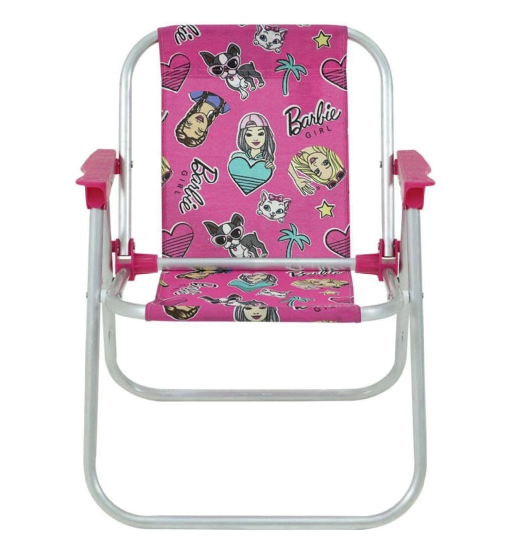 Cadeira de Praia Infantil Barbie Alumínio Bel Fix – foto 2