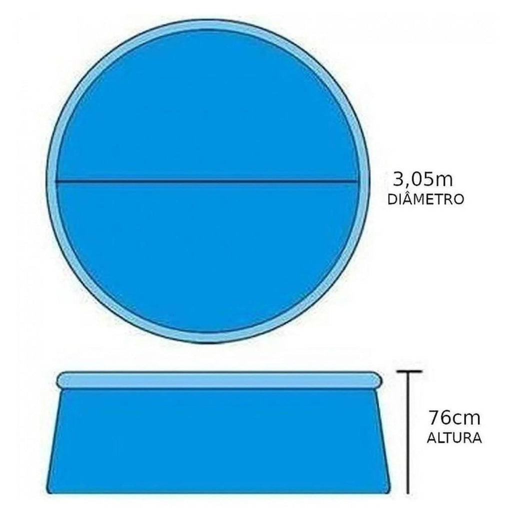 Piscina Redonda Bestway Azul 4678L – foto 3