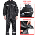 Kit Chuva Impermeável Motoqueiro Preto Imporiente – foto 2