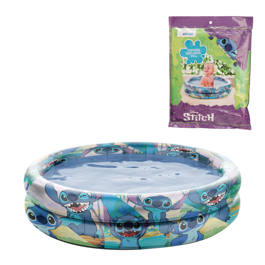Piscina Inflável Stitch 70L - Etilux