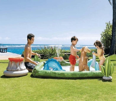 Piscina Inflável Intex Centro de Diversão Aventura Jurassica 410L – foto 4