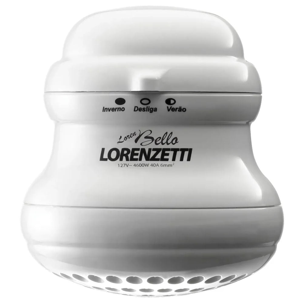 Chuveiro Loren Bello Cano Branco 220V Lorenzetti