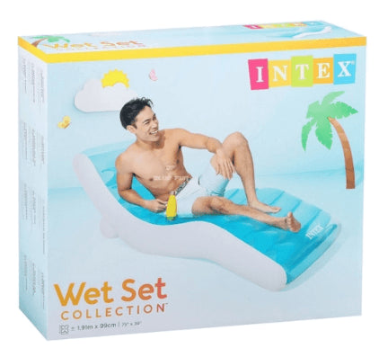 Espreguiçadeira Inflável Intex Splash Lounge – foto 4