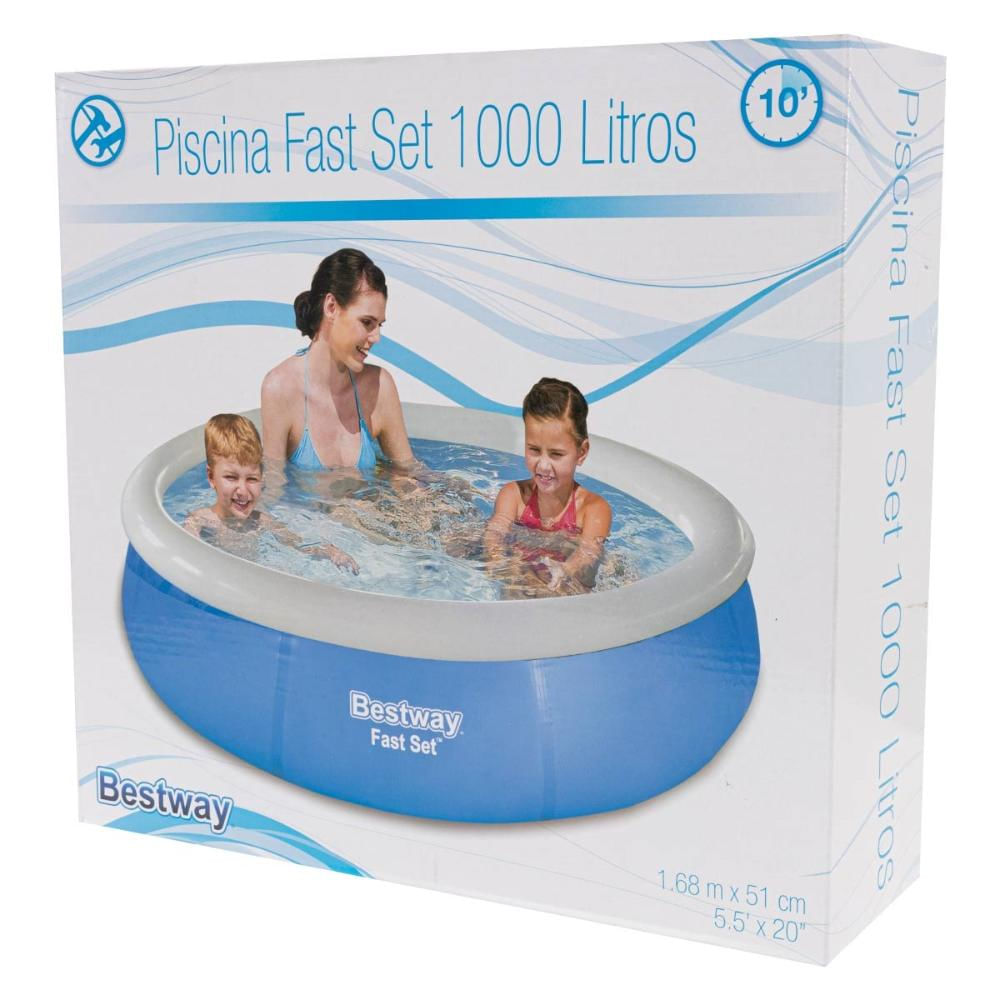 Piscina Inflável 168x51cm 1000L - Bestway – foto 4
