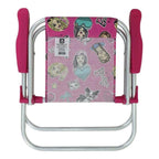 Cadeira de Praia Infantil Barbie Alumínio Bel Fix – foto 3
