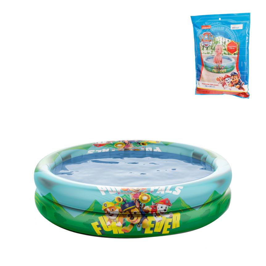 Piscina Inflável Patrulha Canina 70L - Etilux