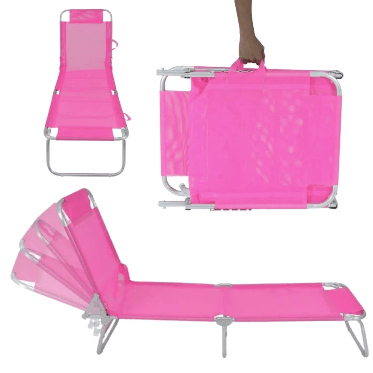 Cadeira Espreguiçadeira Rosa Bel Fix – foto 3