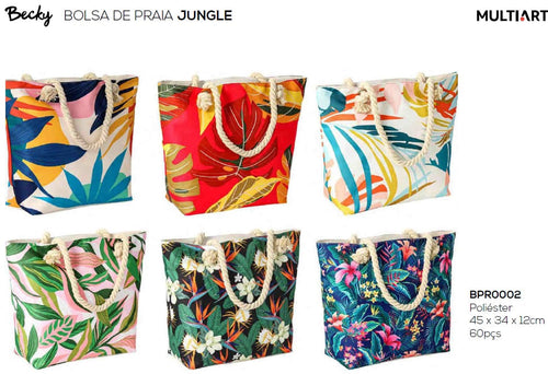 Bolsa Praia Jungle Poliéster Multiart