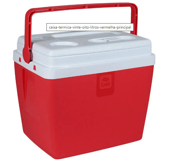 Caixa Térmica Vermelha 36L Bel Fix
