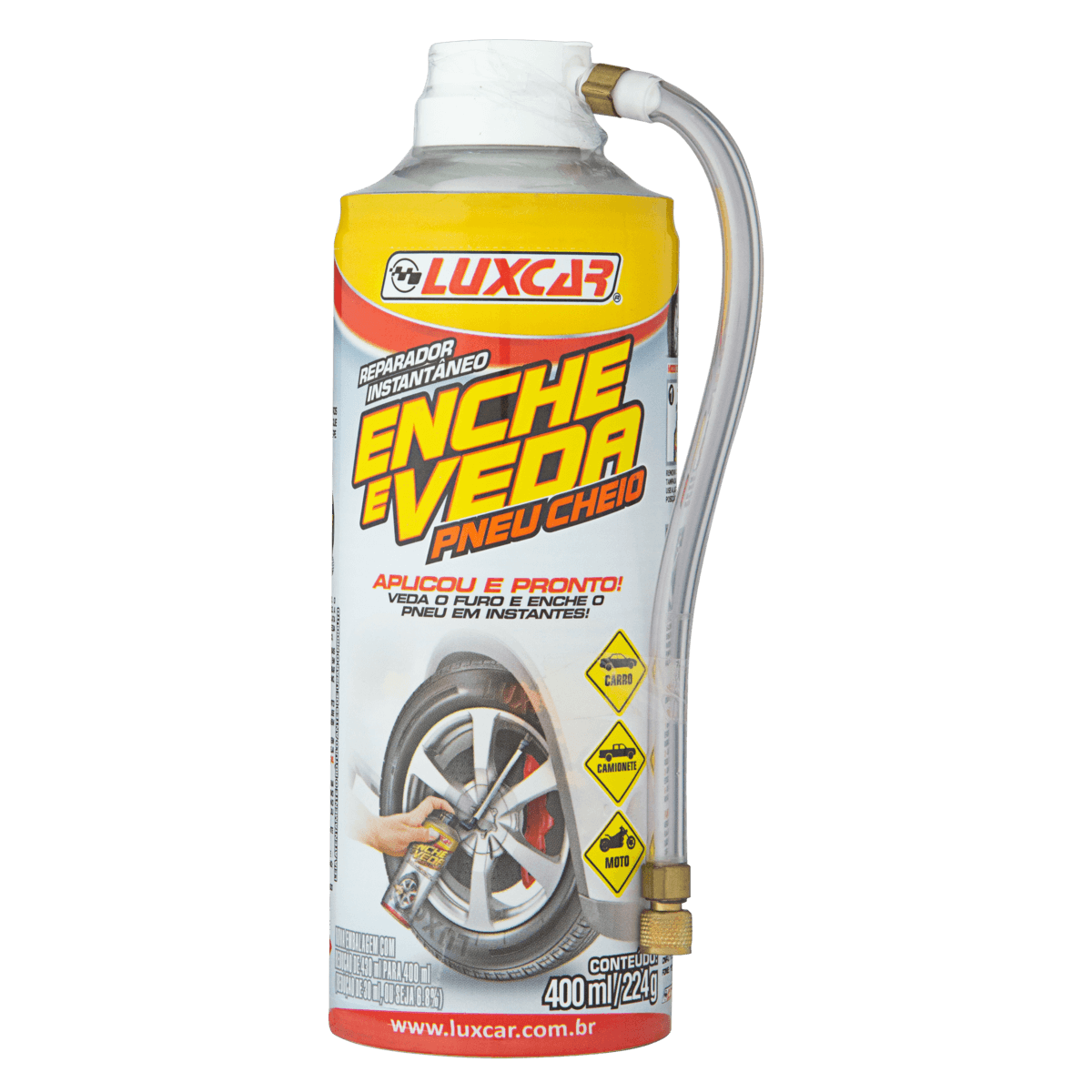 Reparador Pneu Instantâneo 400ml 8158 Luxcar
