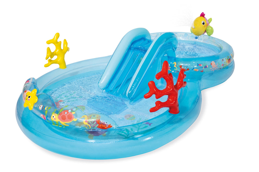 Piscina Inflável Intex Playground Infantil Fundo do Mar 206L