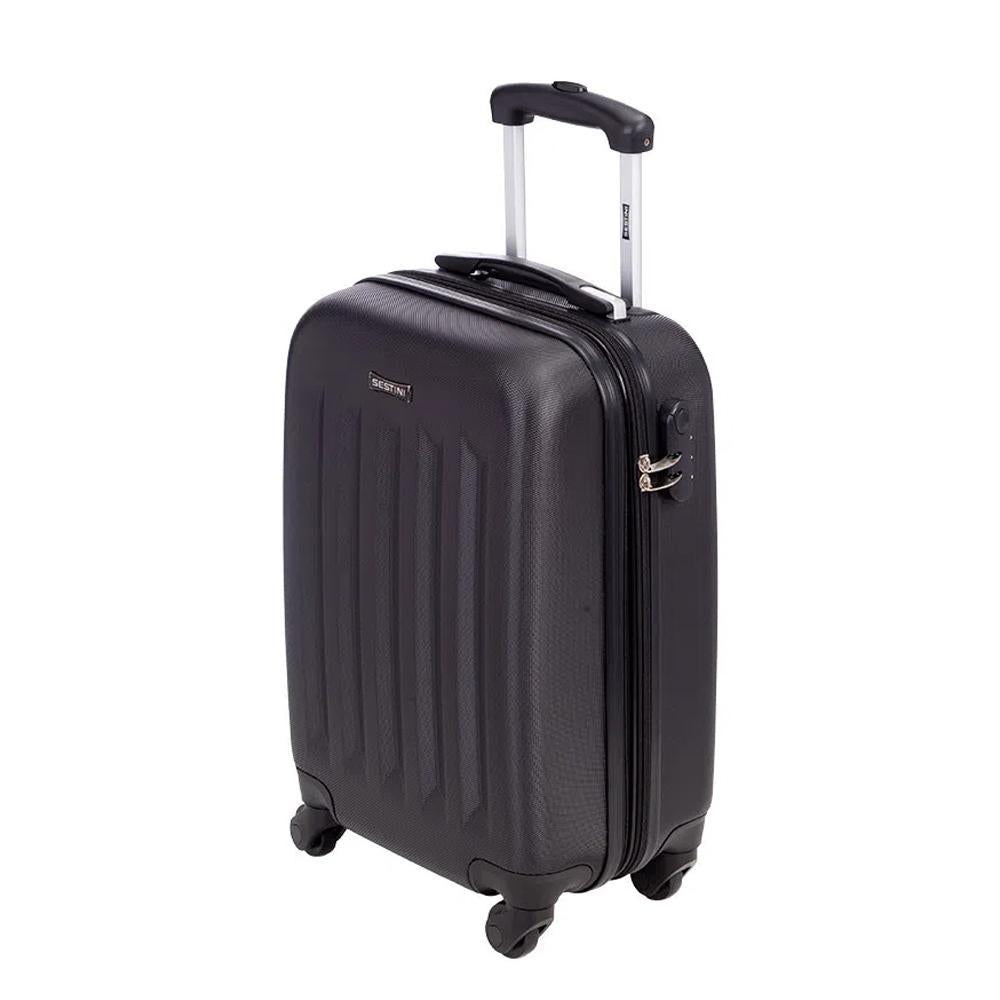 Mala de Viagem Bordo 360 Ziper Expansivo Preto - Sestini